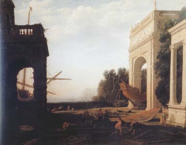 Claude Lorrain Coastal View (mk17)